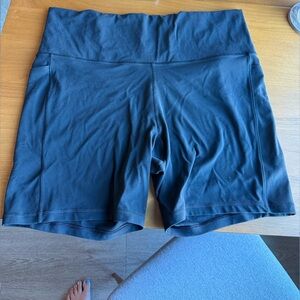 Athleta black biker shorts